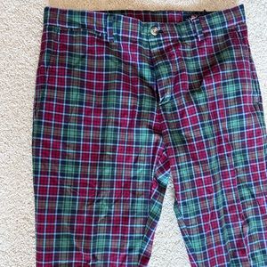 Vineyard Vines Men’s holiday plaid pants